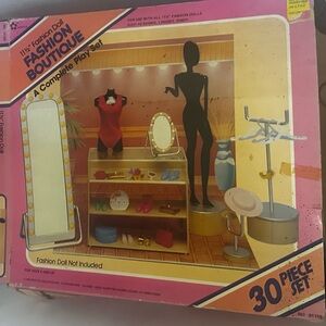 Fashion Boutique Vintage Doll Set As-Is Not Complete